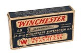 Winchester SuperSpeed .30-30 Winchester 110 Grain HP - 20 Rds (18 Correct)