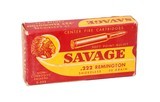 Savage .222 Remington 50 Grain - 20 Rounds