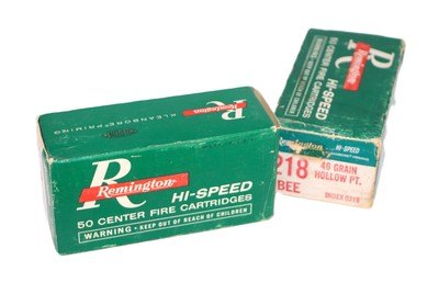 Remington .218 Bee 46 Grain HP - 50 Rounds