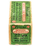 Peters Imp Semi-Smokeless .22 WCF Single Shot - 50 Rounds - 2 of 4