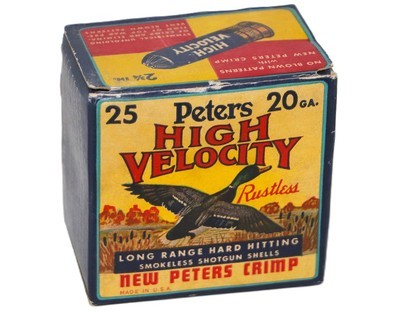 Peters High Velocity 20 Gauge Shot Shells - Partial 21 Rounds