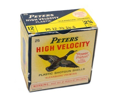 Peters High Velocity 12 Ga 2-3/4" Shot Shells - 25 Rds