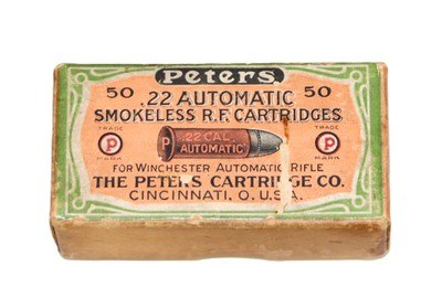 Peters .22 Win Auto RF 2-Pc Box - 50 Rounds