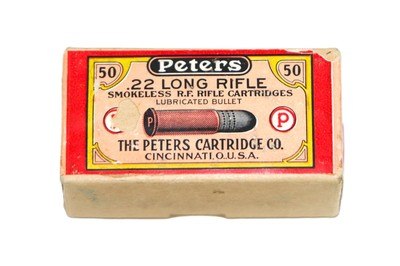 Peters Smokeless .22 LR RF 2-Pc Box - 50 Rounds