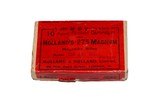 Holland & Holland .275 Mag 168 Gr. Solid Ptd - Partial Box of 8 Rds - 1 of 2