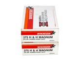 Winchester .375 H&H Magnun 270 Gr. PP SP - 36 Rounds/4 Brass - 2 of 3