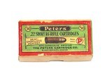 Peters .22 Short RF Rifle Cartridges - Full Sealed Box - 1 of 6