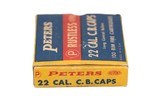 Peters Rustless .22 C.B. Caps - 100 Rds - 3 of 5