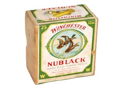 Winchester NuBlack 2-Pc 12 Gauge Shot Shell Box - Empty - Image 1 of 5