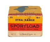 Sears Xtra-Range Sportload 16 Ga. Shot Shells - 25 Rds - Image 2 of 3