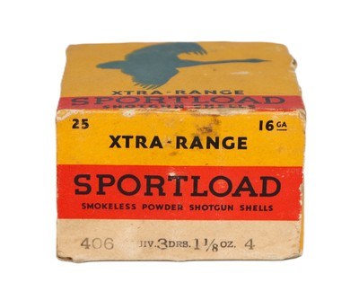 Sears Xtra-Range Sportload 16 Ga. Shot Shells - 25 Rds - Image 2 of 3