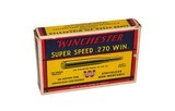Winchester Super Speed .270 Winchester 150 Grain SP Bullet - 20 Rds - 1 of 4