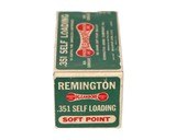 Remington Kleanbore .351 Winchester Self-Loading (WSL) 180 Gr. SP - 50 rds - 2 of 3
