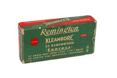 Remington Kleanbore .25 Remington 117 Gr. SP - 20 Rounds