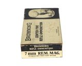 Browning 7mm Remington Mag. 175 Gr. SP - 20 Rds - Image 2 of 3