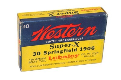 Westrn S-X 30-06 Springfield 180 Gr Boat Tail MC - 20 Rds