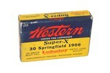 Western S-X 30-06 Springfield 180 Gr. Boat Tail OPE - 20 Rds - Image 1 of 3