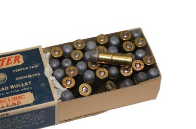 Winchester Non-Mercuric Staynless .41 LC 196 Gr. Lead - Partial Box of 38 Rounds - Image 3 of 3