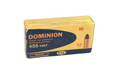 Domionion by CIL .455 Colt 265 Gr. Lead - 50 Rounds - Image 1 of 3