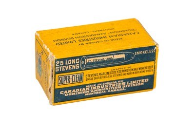 CIL Super Clean .25 Stevens Long 65 Gr. - 50 Rounds - Image 1 of 3