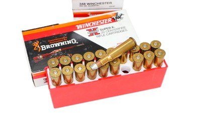 Winchester .348 Winchester Browning Model 71 Commemorative - 20 Rounds - Image 3 of 3