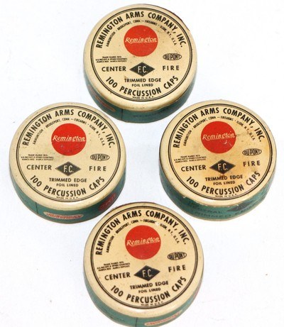 Remington UMC No. 9 Percussion Caps (4 Sealed) - 400 - Image 1 of 2