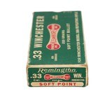 Remington Kleanbore .33 Winchester CF 200 Gr. - 20 Rounds - Image 3 of 3