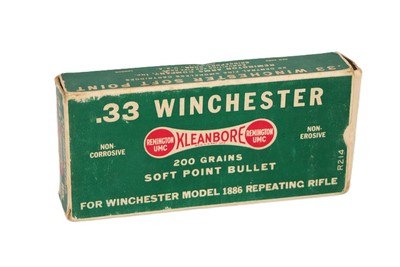 Remington Kleanbore .33 Winchester CF 200 Gr. - 20 Rounds - Image 1 of 3