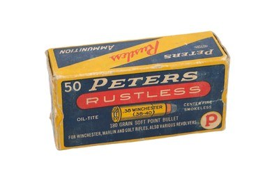 Peters Rustless Oil-Tite .38-40 Winchester 180 Gr. SP - 50 Rds - Image 1 of 4