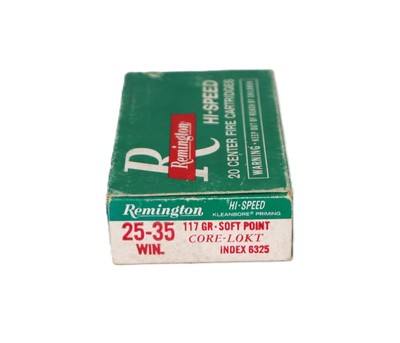 Remington Hi-Speed Kleanbore .25-35 Winchester 117 Gr. Core-Lokt - 20 Rounds - Image 2 of 3