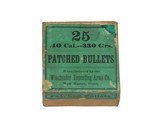 Winchester .40 Caliber 330 Grs. Patched Bullets - Qty 25