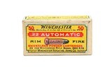 Winchester .22 Win Auto Full & Sealed - Image 1 of 4
