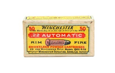 Winchester .22 Win Auto Full & Sealed - Image 1 of 4