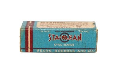 Sears Sta-Klean High Velocity .22 Short - 50 Rounds - Image 1 of 2