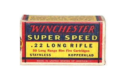 Winchester Super Speed .22 Long rifle - 50 Rds - Image 1 of 3