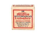 Western Bullet Breach Caps - 100 Rds - Image 1 of 3