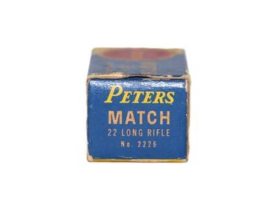 Peters Match .22 Long Rifle - 50 Rounds - Image 2 of 3