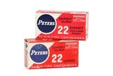 Peters Golden Bullet .22 Short HP and .22 Long - 100 Rounds - Image 1 of 4