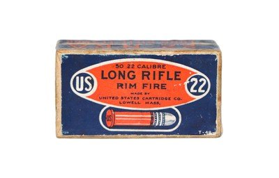 U.S. Cartridge Co. .22 Long Rifle 2 Pc Box - 50 Rds - Image 1 of 3