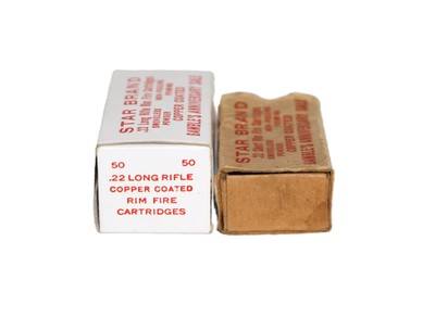 Star Brand by Gamble .22 Short Partial and Full 1986 Commemorative Box - Image 3 of 5