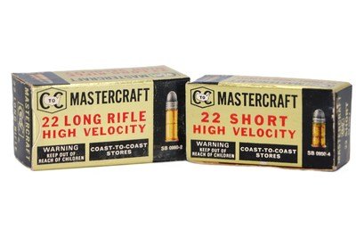 Mastercraft by Coast to Coast Stores - .22 Short and LR High Velocity - 100 Rds - Image 1 of 4