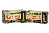 Mastercraft by Coast to Coast Stores - .22 Short and LR High Velocity - 100 Rds - Image 1 of 4