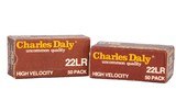 Charles Daly .22 Long Rifle - 100 Rounds - Image 1 of 4