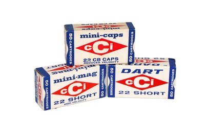 CCI .22 CB Caps and .22 Short Lot - 150 Rds - Image 1 of 4