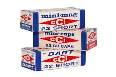CCI .22 CB Caps and .22 Short Lot - 150 Rds - Image 3 of 4