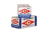 CCI by Cascade Cartridge .22 LR Hyspeed & Mini-Mag - 100 Rds - Image 1 of 3