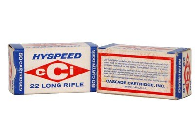CCI by Cascade Cartridge .22 LR Hyspeed & Mini-Mag - 100 Rds - Image 3 of 3