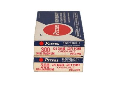 Peters High Velocity 300 H&H Magnum 220 Grain SP - 38 Rounds - Image 2 of 3