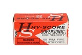 Hy-Score Supersonic HV (Australia) .22 Short RF - 50 Rounds - Image 1 of 3