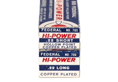 Federal .22 Long and .22 Short HP - 100 Rds - Image 2 of 3